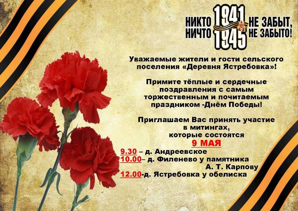 Митинги 9 мая.